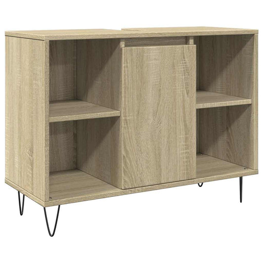 Bathroom Cabinet Sonoma Oak 80x33x60 cm Engineered Wood Bathroom Cabinet Sonoma Oak 80x33x60 cm Engineered Wood