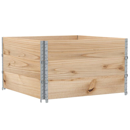 Pallet Collars 3 pcs 100x100 cm Solid Wood Pine Pallet Collars 3 pcs 100x100 cm Solid Wood Pine