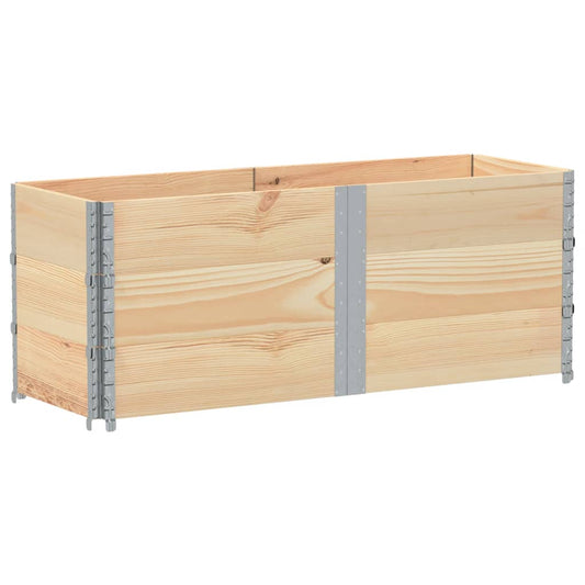 Pallet Collars 3 pcs 150x50 cm Solid Wood Pine Pallet Collars 3 pcs 150x50 cm Solid Wood Pine