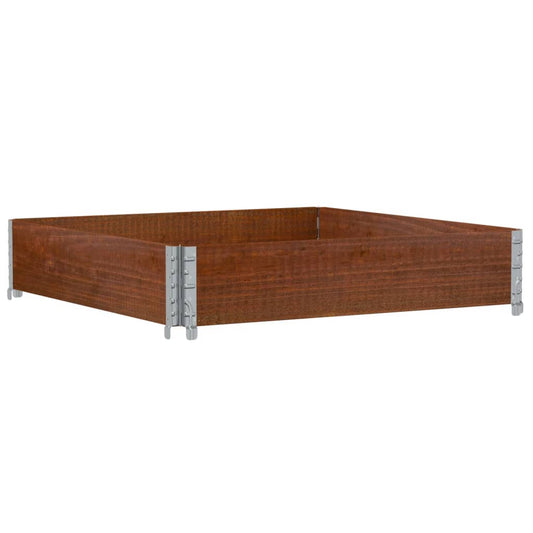Garden Planter Brown 100x100 cm Solid Wood Pine Garden Planter Brown 100x100 cm Solid Wood Pine