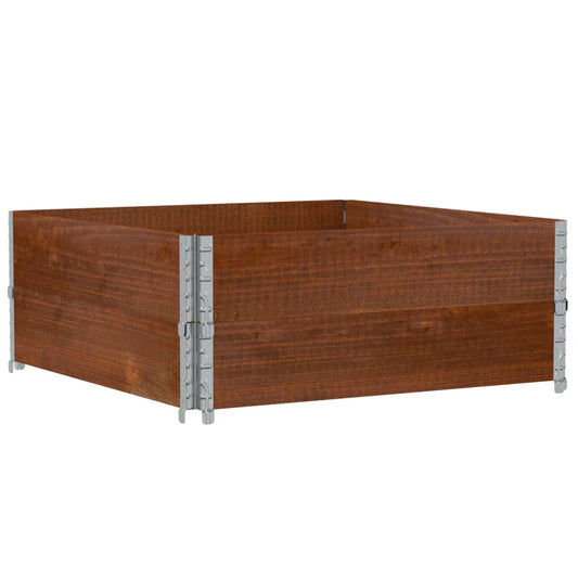 Garden Planter Brown 100x100 cm Solid Wood Pine Garden Planter Brown 100x100 cm Solid Wood Pine