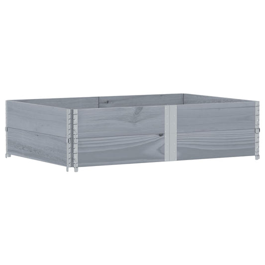 Garden Planter Grey 150x100 cm Solid Wood Pine Garden Planter Grey 150x100 cm Solid Wood Pine