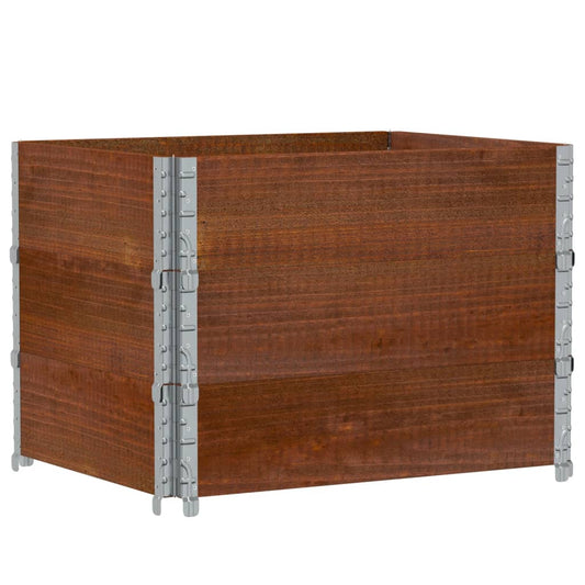Garden Planter Brown 80x60 cm Solid Wood Pine Garden Planter Brown 80x60 cm Solid Wood Pine