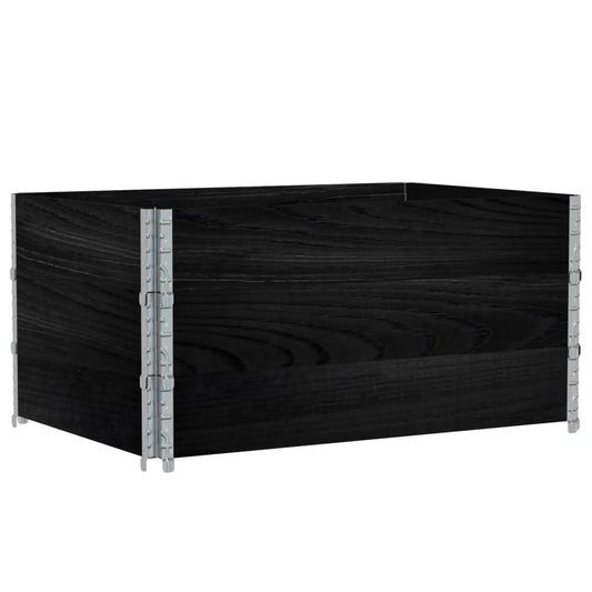 Garden Planter Black 120x80 cm Solid Wood Pine Garden Planter Black 120x80 cm Solid Wood Pine