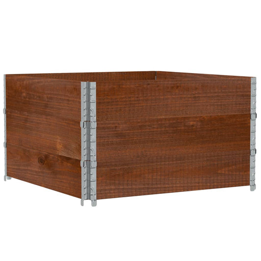 Garden Planter Brown 100x100 cm Solid Wood Pine Garden Planter Brown 100x100 cm Solid Wood Pine