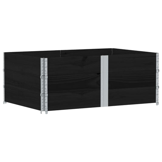 Garden Planter Black 150x100 cm Solid Wood Pine Garden Planter Black 150x100 cm Solid Wood Pine
