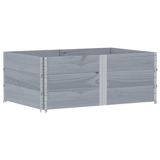 Garden Planter Grey 150x100 cm Solid Wood Pine Garden Planter Grey 150x100 cm Solid Wood Pine