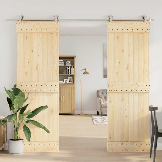 Barn Door Bypass Brackets 4 pcs for Round Rails Stainless Steel Barn Door Bypass Brackets 4 pcs for Round Rails Stainless Steel