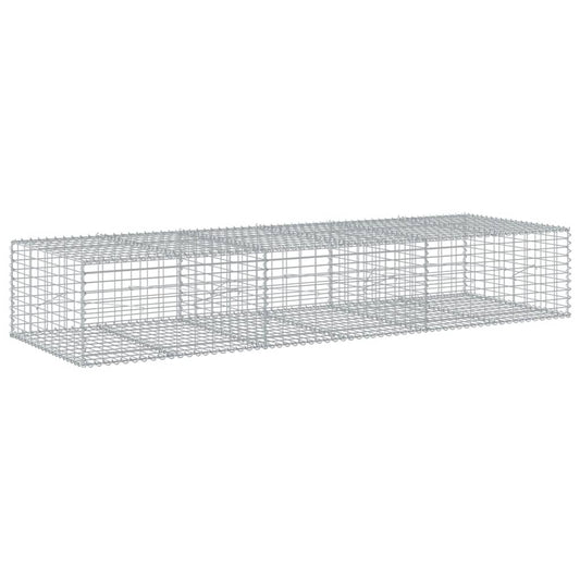 Gabion Basket with Cover 300x100x50 cm Galvanised Iron Gabion Basket with Cover 300x100x50 cm Galvanised Iron
