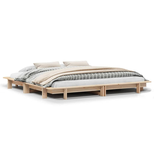 Bed Frame without Mattress 160x200 cm Solid Wood Pine Bed Frame without Mattress 160x200 cm Solid Wood Pine