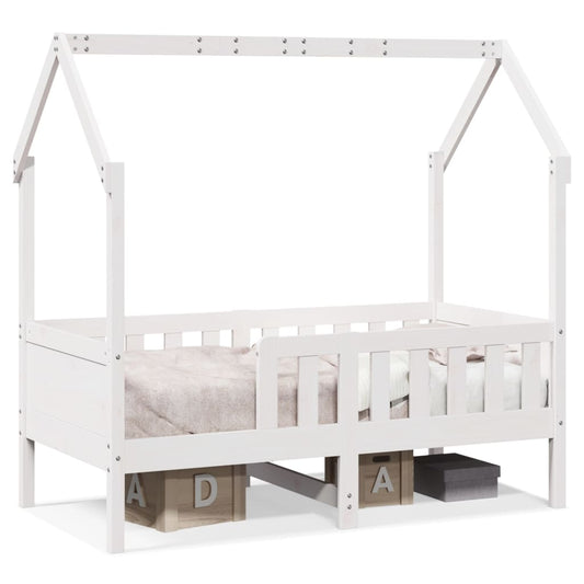 Kids'House Bed Frame without Mattress White 80x160 cm Pine Kids'House Bed Frame without Mattress White 80x160 cm Pine