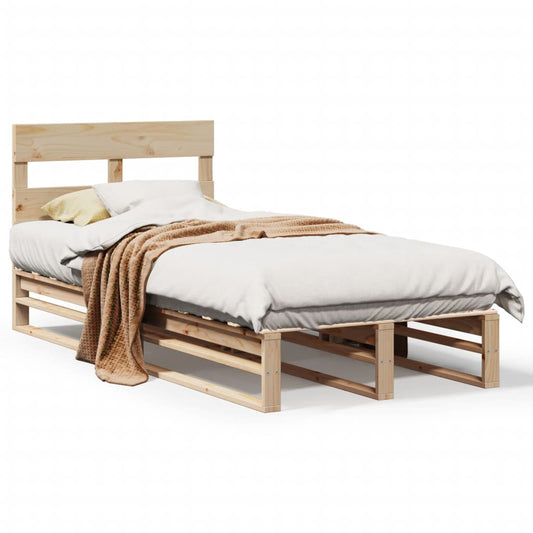 Bed Frame without Mattress 90x200 cm Solid Wood Pine Bed Frame without Mattress 90x200 cm Solid Wood Pine