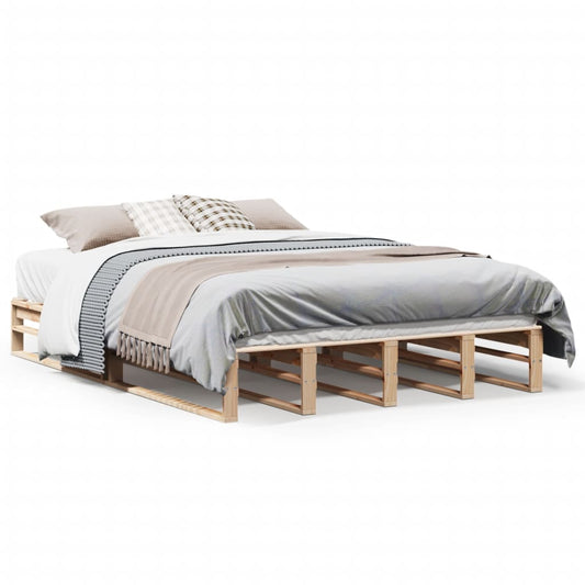 Bed Frame without Mattress 140x200 cm Solid Wood Pine Bed Frame without Mattress 140x200 cm Solid Wood Pine