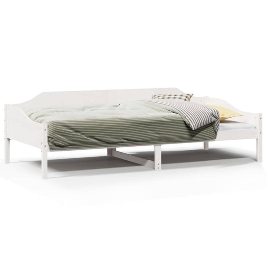 Bed Frame without Mattress White 90x200 cm Solid Wood Pine Bed Frame without Mattress White 90x200 cm Solid Wood Pine