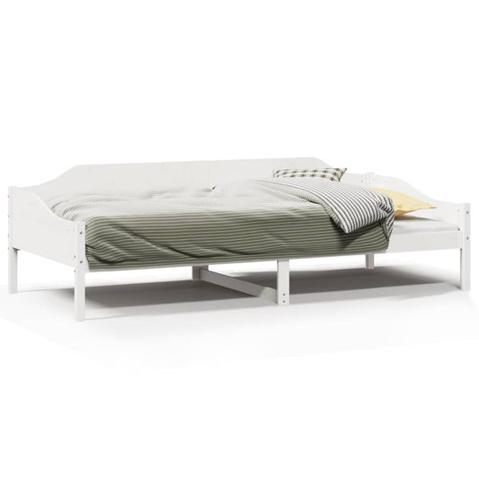 Bed Frame without Mattress White 90x190 cm Solid Wood Pine Bed Frame without Mattress White 90x190 cm Solid Wood Pine
