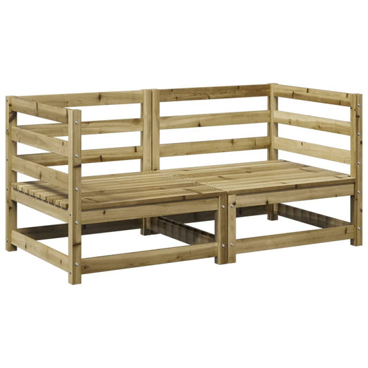 2 Piece Garden Sofa Set Impregnated Wood Pine 2 Piece Garden Sofa Set Impregnated Wood Pine