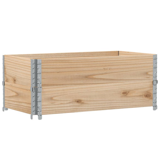 Pallet Collars 2 pcs 100x50 cm Solid Wood Pine Pallet Collars 2 pcs 100x50 cm Solid Wood Pine