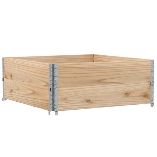 Pallet Collars 2 pcs 100x100 cm Solid Wood Pine Pallet Collars 2 pcs 100x100 cm Solid Wood Pine
