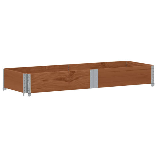 Pallet Collar Brown 150x50 cm Solid Wood Pine Pallet Collar Brown 150x50 cm Solid Wood Pine