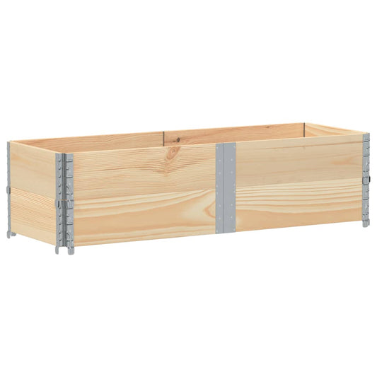 Pallet Collars 2 pcs 150x50 cm Solid Wood Pine Pallet Collars 2 pcs 150x50 cm Solid Wood Pine