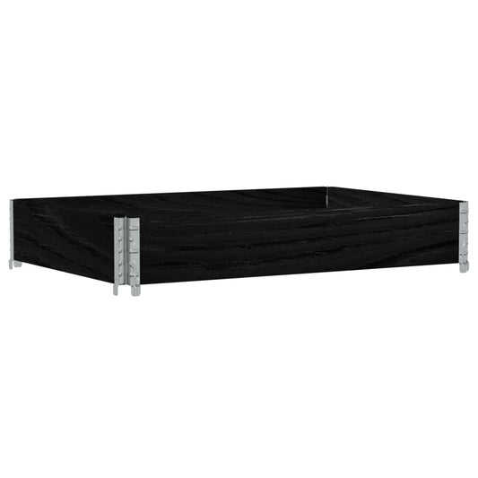 Garden Planter Black 120x80 cm Solid Wood Pine Garden Planter Black 120x80 cm Solid Wood Pine