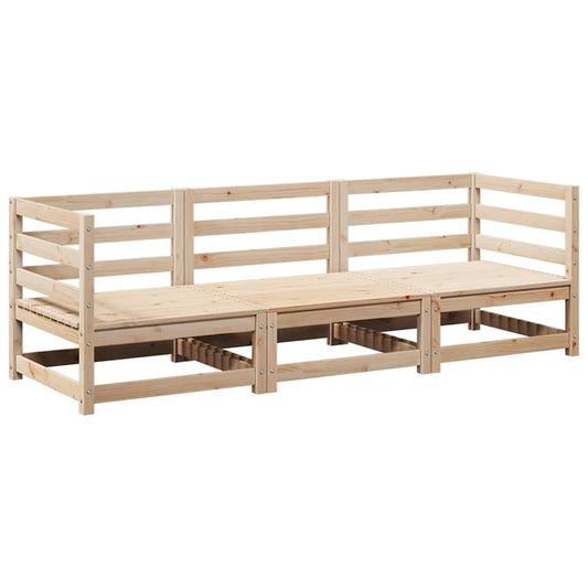 3 Piece Garden Sofa Set Solid Wood Pine 3 Piece Garden Sofa Set Solid Wood Pine