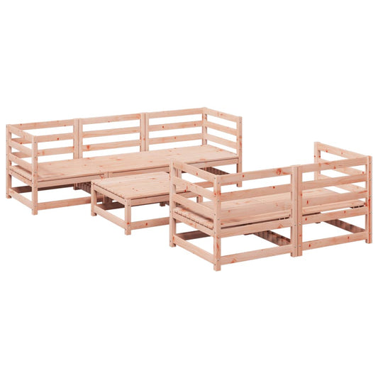 6 Piece Garden Sofa Set Solid Wood Douglas Fir 6 Piece Garden Sofa Set Solid Wood Douglas Fir