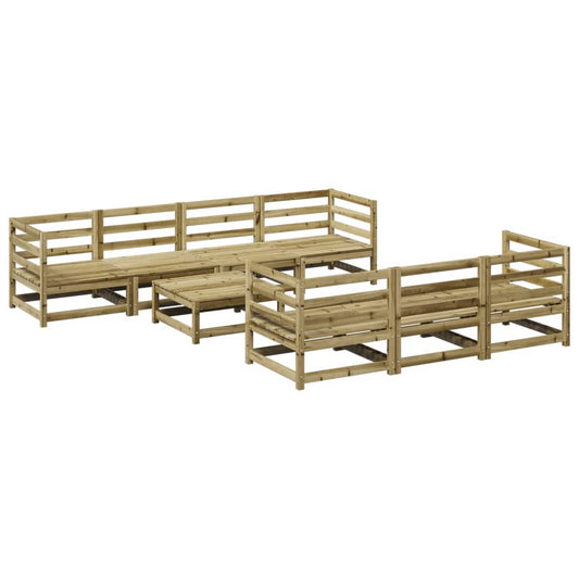 8 Piece Garden Sofa Set Impregnated Wood Pine 8 Piece Garden Sofa Set Impregnated Wood Pine