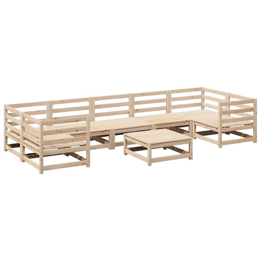 8 Piece Garden Sofa Set Solid Wood Pine 8 Piece Garden Sofa Set Solid Wood Pine