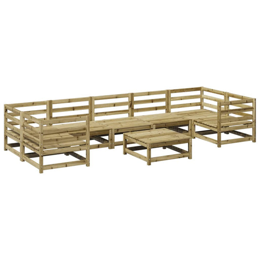 8 Piece Garden Sofa Set Impregnated Wood Pine 8 Piece Garden Sofa Set Impregnated Wood Pine