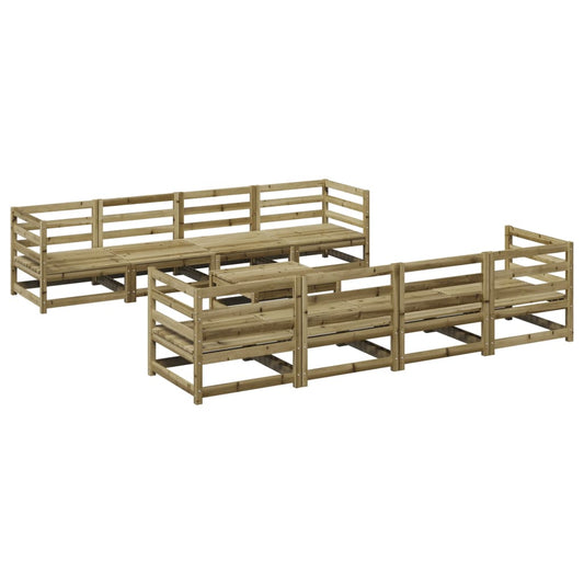 9 Piece Garden Sofa Set Impregnated Wood Pine 9 Piece Garden Sofa Set Impregnated Wood Pine
