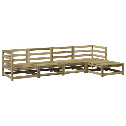 5 Piece Garden Sofa Set Impregnated Wood Pine 5 Piece Garden Sofa Set Impregnated Wood Pine