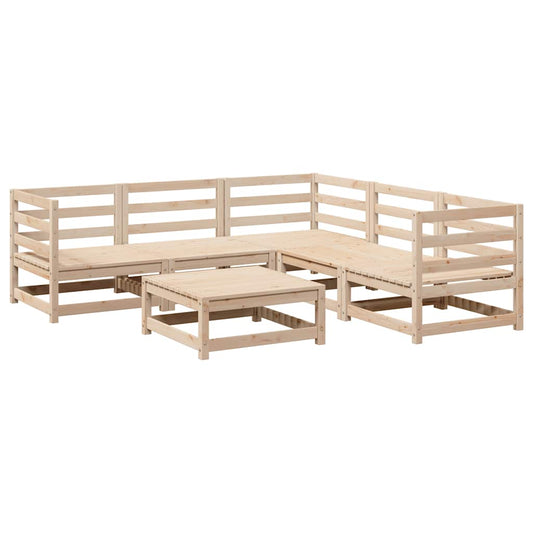 6 Piece Garden Sofa Set Solid Wood Pine 6 Piece Garden Sofa Set Solid Wood Pine