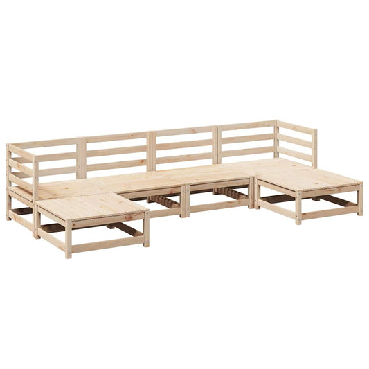 Garden Sofa Set | Natural Wood | Solid Pine Wood | Large | Modular Garden Sofa Set | Natural Wood | Solid Pine Wood | Large | Modular