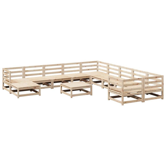 12 Piece Garden Sofa Set Solid Wood Pine 12 Piece Garden Sofa Set Solid Wood Pine
