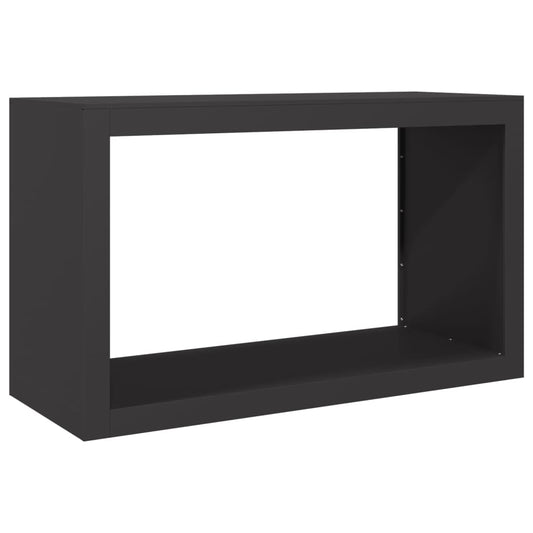 Firewood Rack Black 100x40x60 cm Steel Firewood Rack Black 100x40x60 cm Steel
