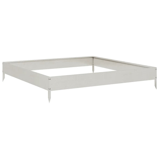 Garden Raised Bed 100x100x18.5 cm Stainless Steel Garden Raised Bed 100x100x18.5 cm Stainless Steel