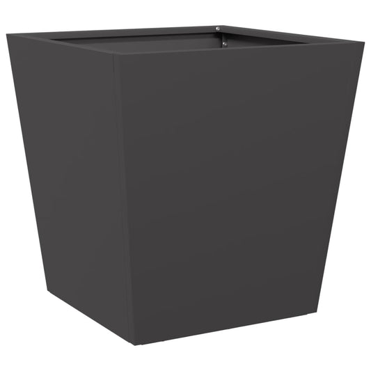 Garden Planter Black 40x40x40 cm Steel Garden Planter Black 40x40x40 cm Steel