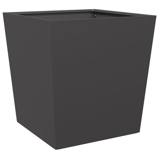 Garden Planter Black 50x50x50 cm Steel Garden Planter Black 50x50x50 cm Steel