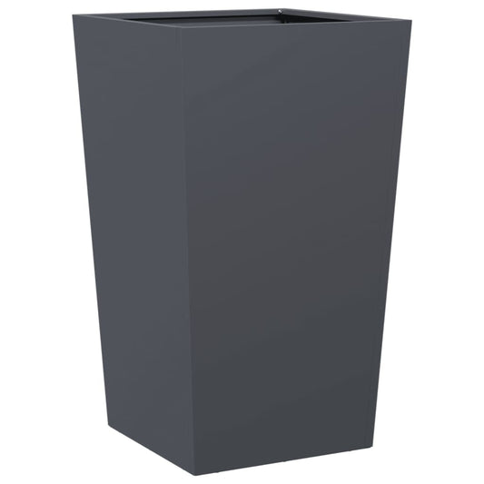Garden Planter Anthracite 45x45x75 cm Steel Garden Planter Anthracite 45x45x75 cm Steel