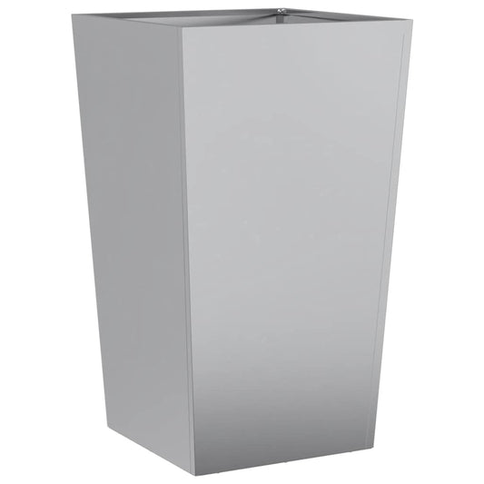 Garden Planter 45x45x75 cm Galvanised Steel Garden Planter 45x45x75 cm Galvanised Steel
