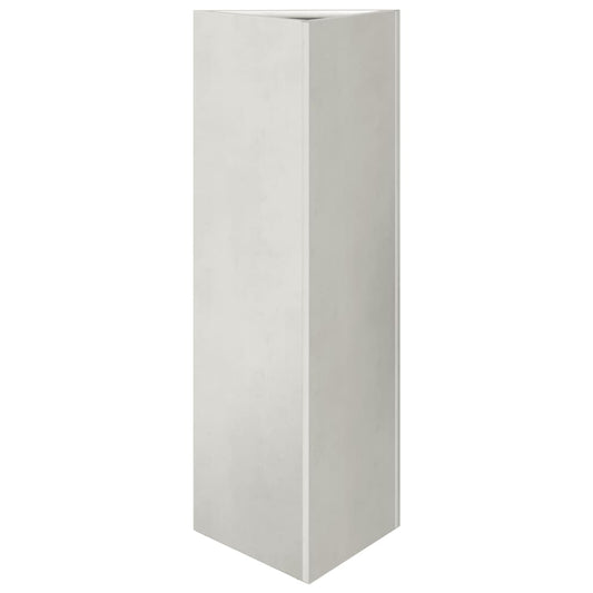 Garden Planter Triangular 30x26x75 cm Stainless Steel Garden Planter Triangular 30x26x75 cm Stainless Steel