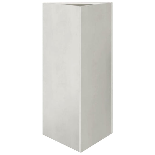 Garden Planter Triangular 40x34.5x75 cm Stainless Steel Garden Planter Triangular 40x34.5x75 cm Stainless Steel