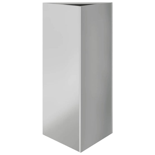 Garden Planter Triangular 40x34.5x75 cm Galvanized Steel Garden Planter Triangular 40x34.5x75 cm Galvanized Steel
