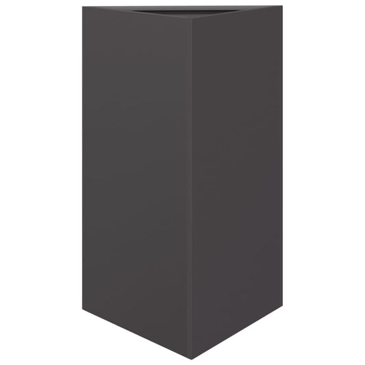 Garden Planter Black Triangular 50x43x75 cm Steel Garden Planter Black Triangular 50x43x75 cm Steel
