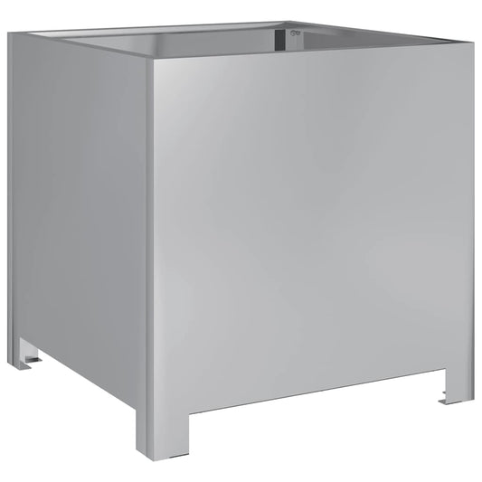 Garden Planter 40x40x40 cm Galvanised Steel Garden Planter 40x40x40 cm Galvanised Steel