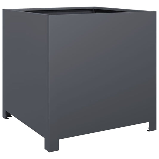 Garden Planter Anthracite 50x50x50 cm Steel Garden Planter Anthracite 50x50x50 cm Steel
