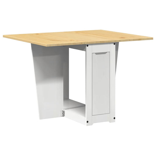 Butterfly Dining Table Foldable Corona White Solid Wood Pine Butterfly Dining Table Foldable Corona White Solid Wood Pine
