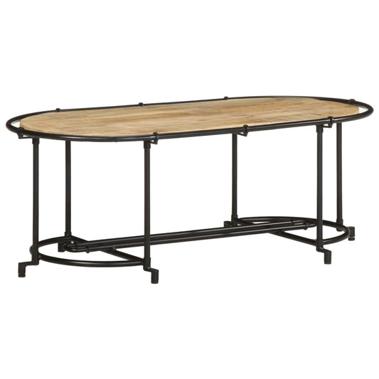 Coffee Table 110x55x40 cm Solid Wood Rough Mango Coffee Table 110x55x40 cm Solid Wood Rough Mango