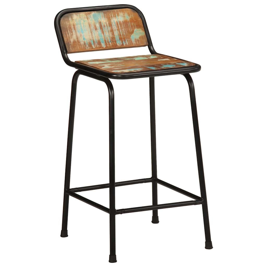Bar Stools 2 pcs 46x35,5x80 cm Solid Wood Reclaimed